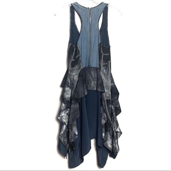 Sachin & Babi Blue Embellished Dress Sz 4 - Picture 7 of 7